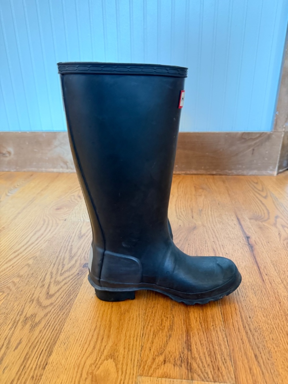 Hunter Original Kids' Classic Rain Boot in Black (Little Kid/Big Kid: Size US 1) - Picture 7 of 11